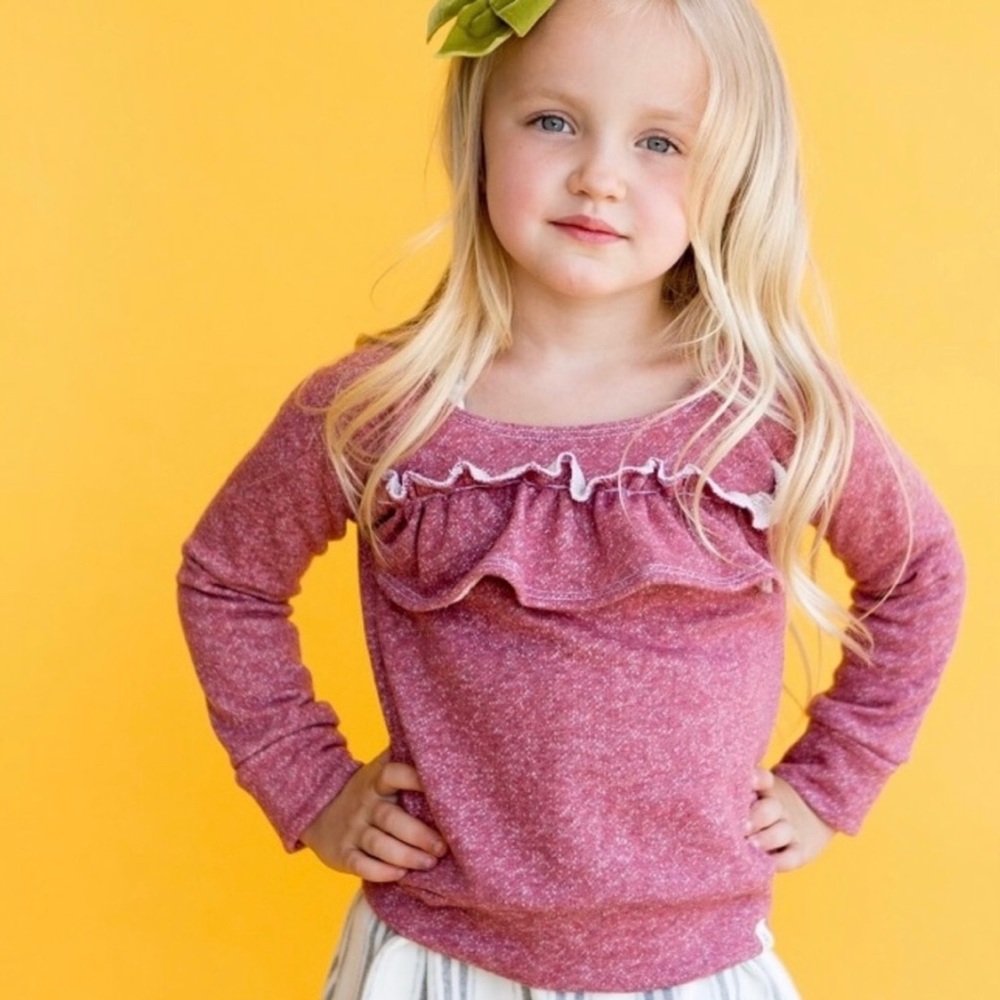 Lulu + Roo Ruffle Sweatshirt